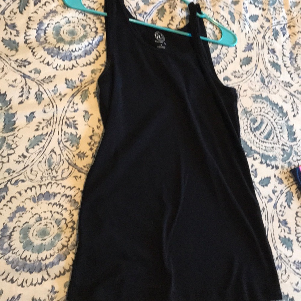 black tank top